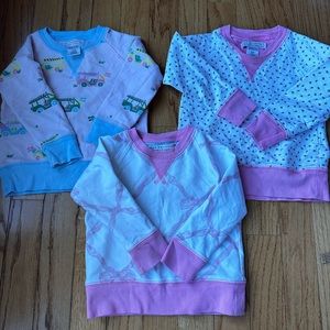 Lot of 3 The Beaufort Bonnet Company Cassidy Comfy Crew size 12-18 mo